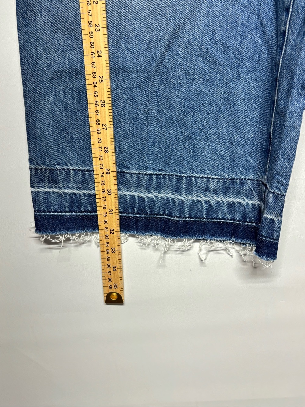 ✨Madewell Denim Culottes Blue Wide-Leg Cropped Jeans Size W30 - Picture 16 of 16